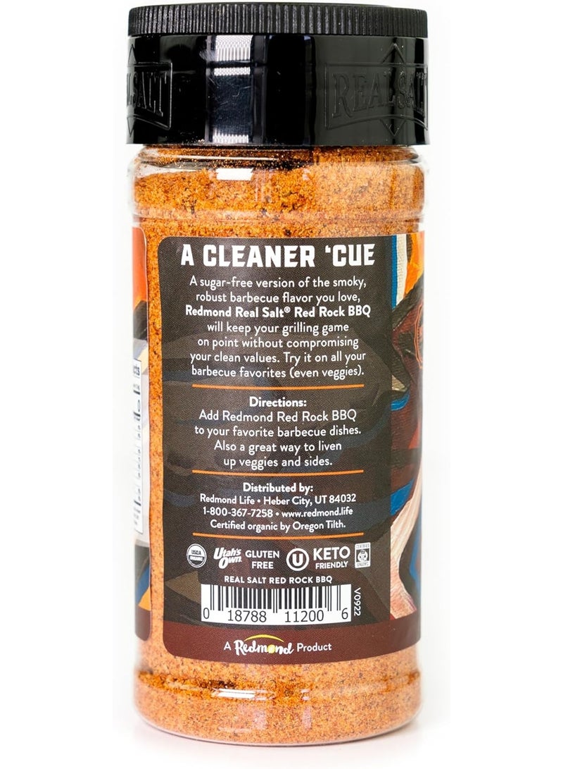 Redmond Real Sea Salt - Red Rock BBQ 6.72oz Shaker - Image 4